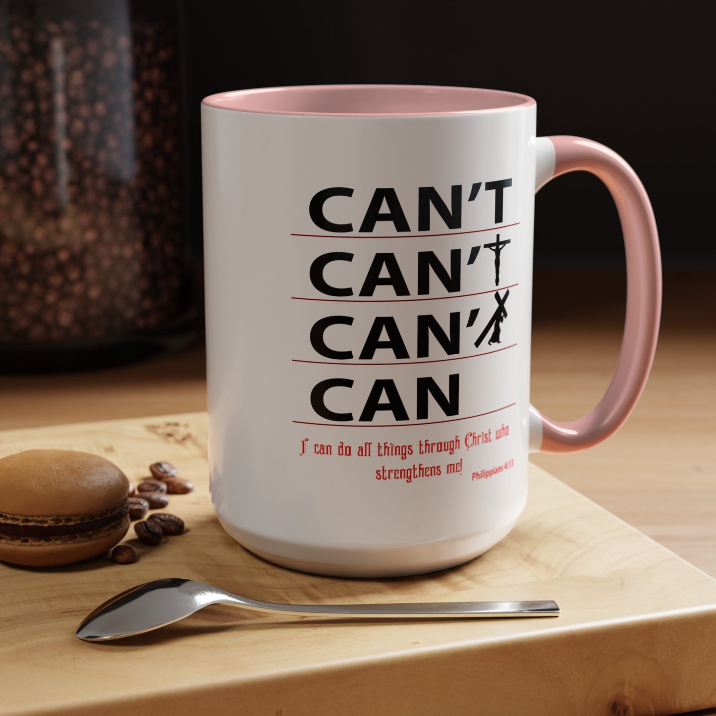 Through Christ-Accent Coffee Mug (11, 15oz)
