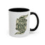 Root of Evil-Money-Accent Coffee Mug (11, 15oz)
