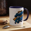 Mind of a Hustler-Accent Coffee Mug (11, 15oz)