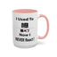 Overreact-Accent Coffee Mug (11, 15oz)
