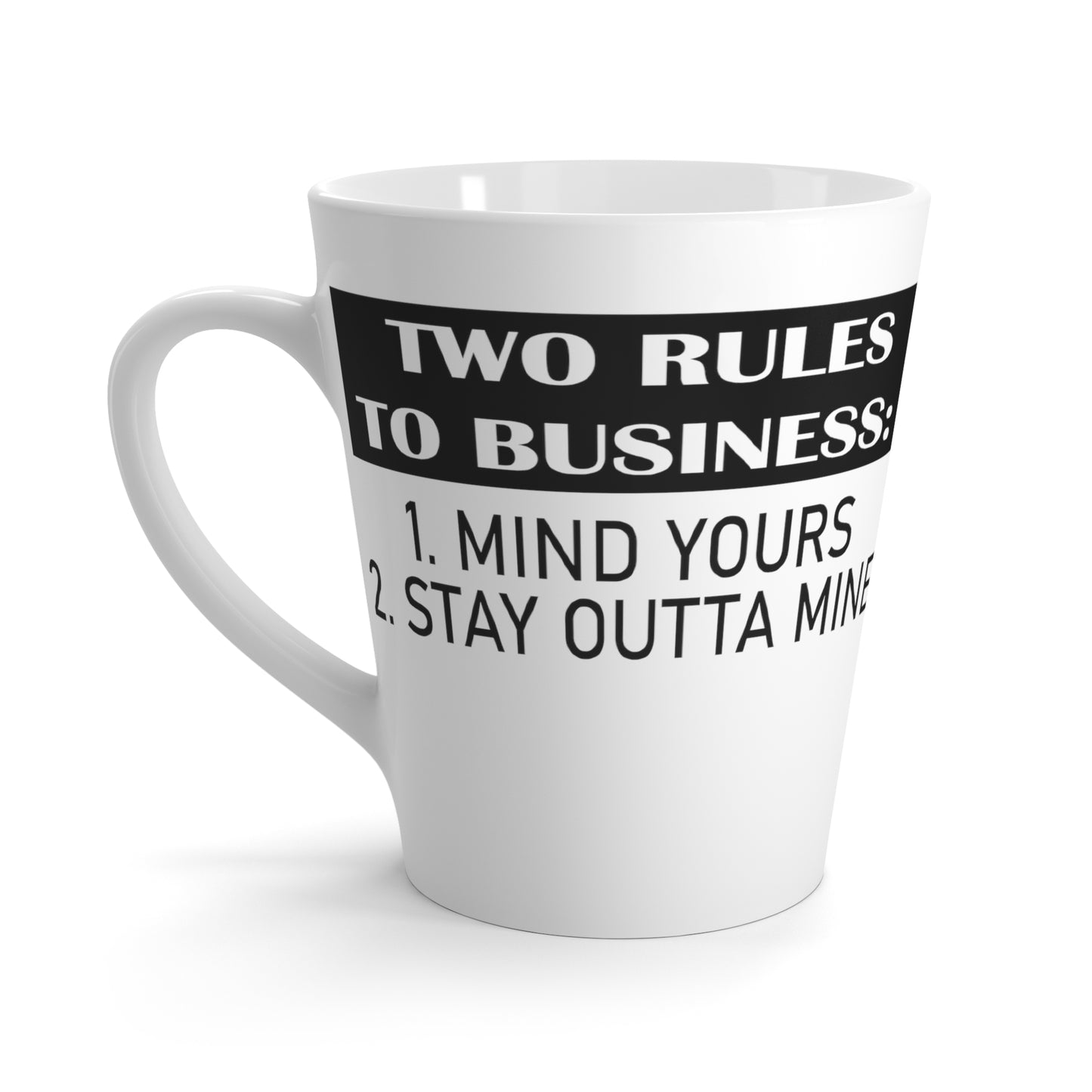 Business Rules-Latte Mug, 12oz