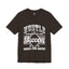 Hustle in Silence-White-Jersey Knit T-Shirt