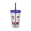 9 to 5-Sunsplash Acrylic Tumbler with Straw, 16oz