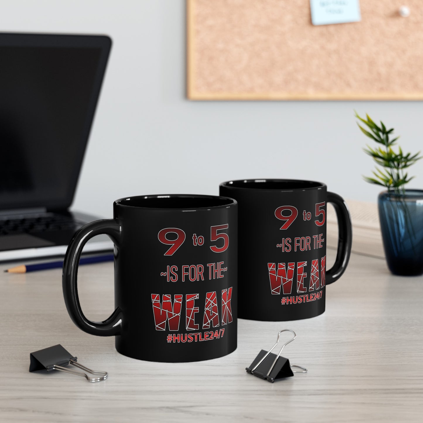 9 to 5-Black Mug (11oz, 15oz)