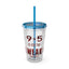 9 to 5-Sunsplash Acrylic Tumbler with Straw, 16oz