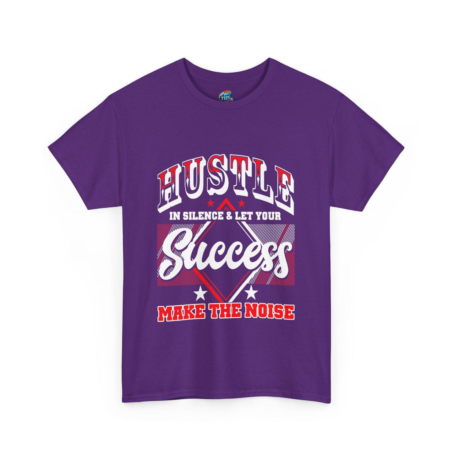 Hustle in Silence-Heavy Cotton Classic Tee