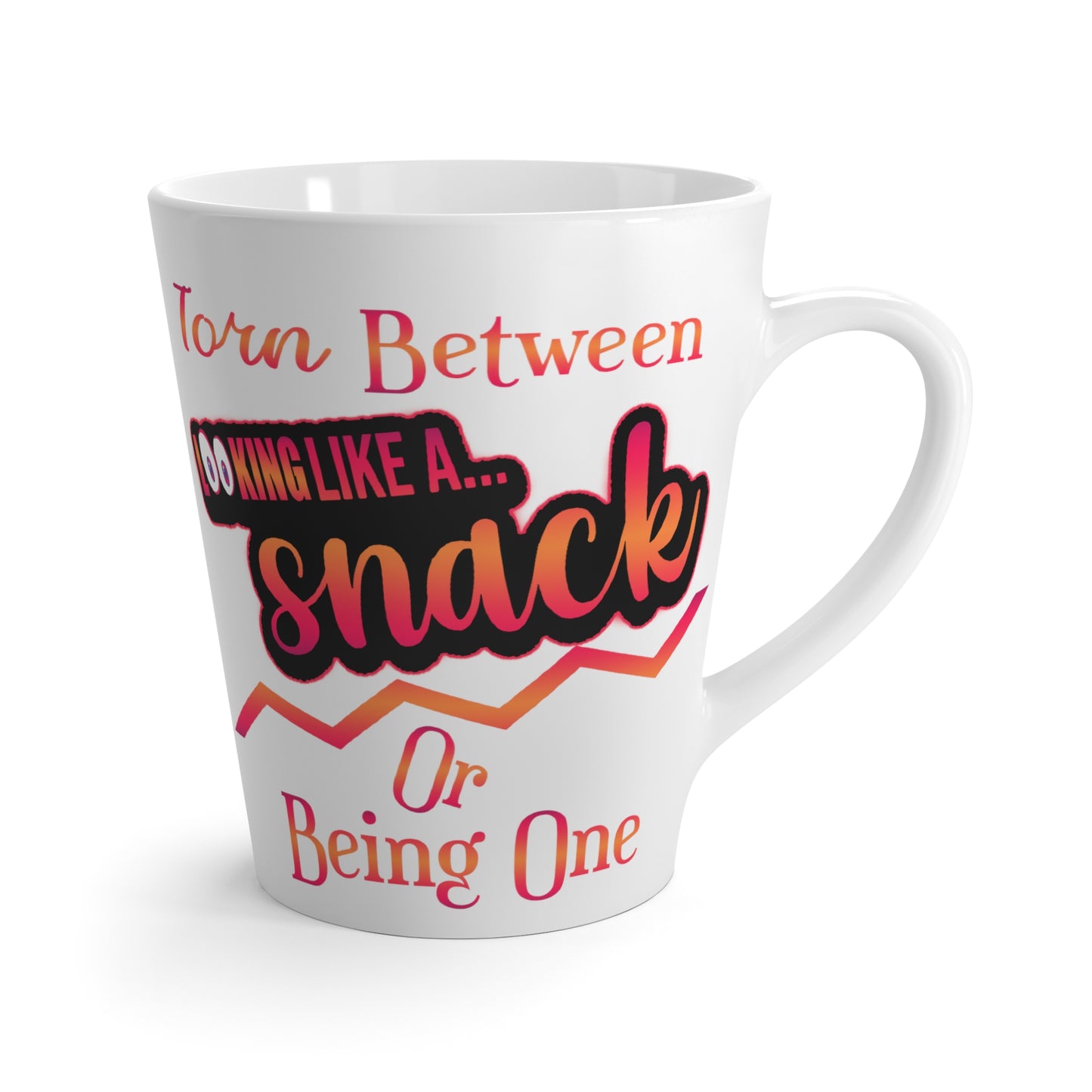A Snack-Latte Mug, 12oz