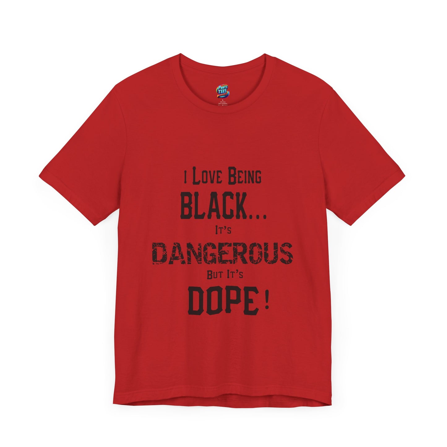 Black Is Dangerous-Jersey Knit T-Shirt