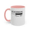 Overthinking-Accent Coffee Mug (11, 15oz)