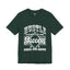 Hustle in Silence-White-Jersey Knit T-Shirt
