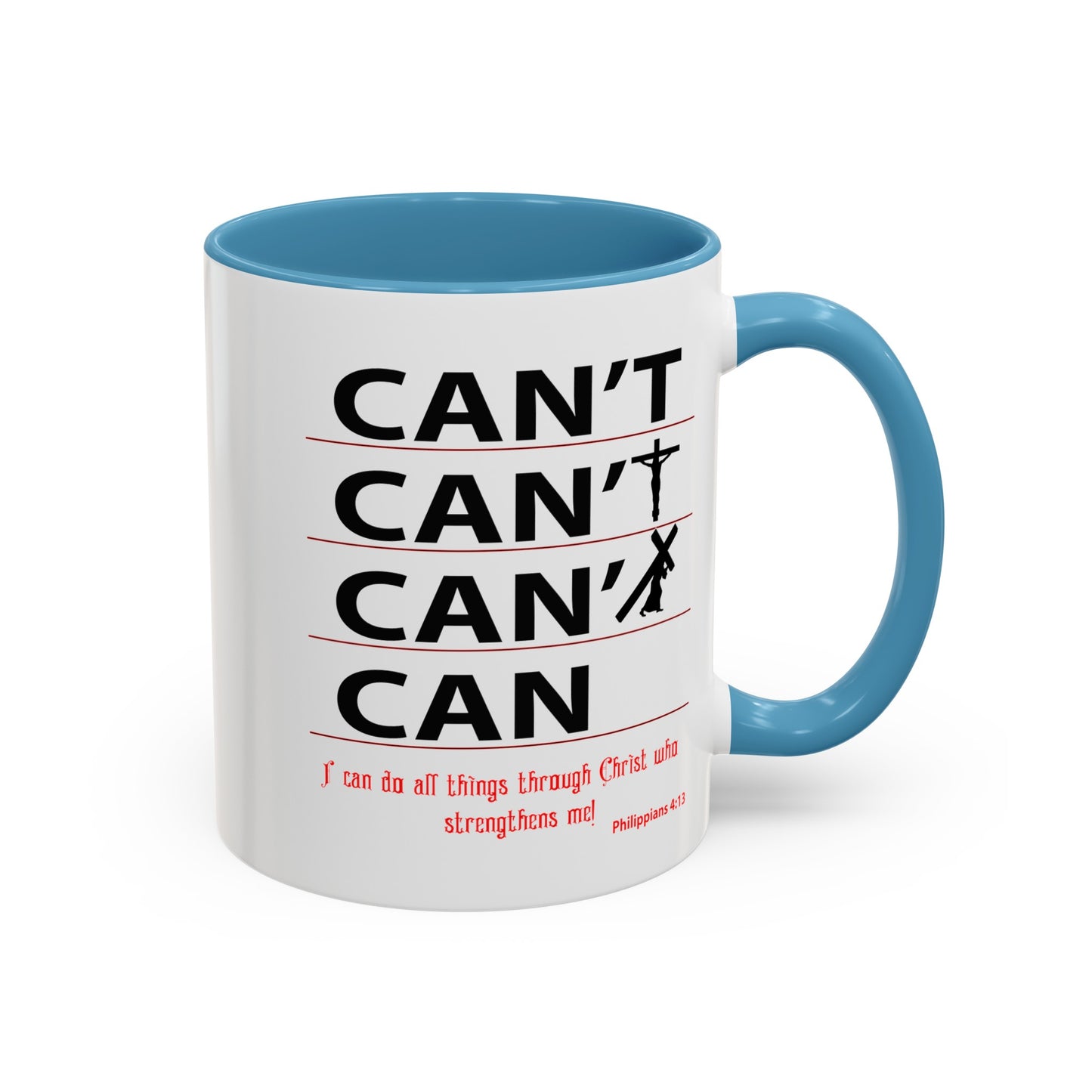 Through Christ-Accent Coffee Mug (11, 15oz)