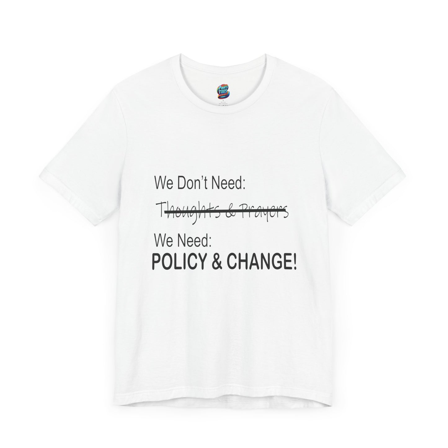Change-Jersey Knit T-Shirt