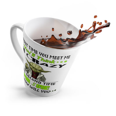Crazy-Latte Mug, 12oz