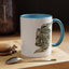 Root of Evil-Money-Accent Coffee Mug (11, 15oz)