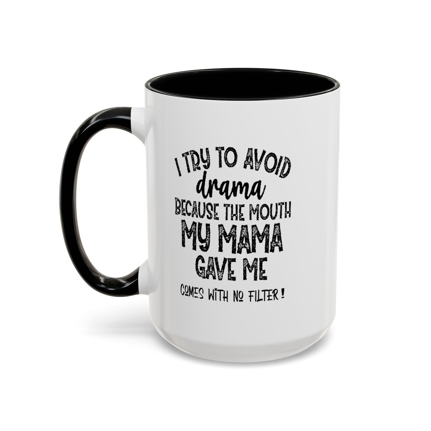 No Filter-Accent Coffee Mug (11, 15oz)