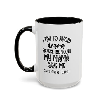No Filter-Accent Coffee Mug (11, 15oz)