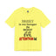 Root of evil-Attention-Jersey Knit T-Shirt