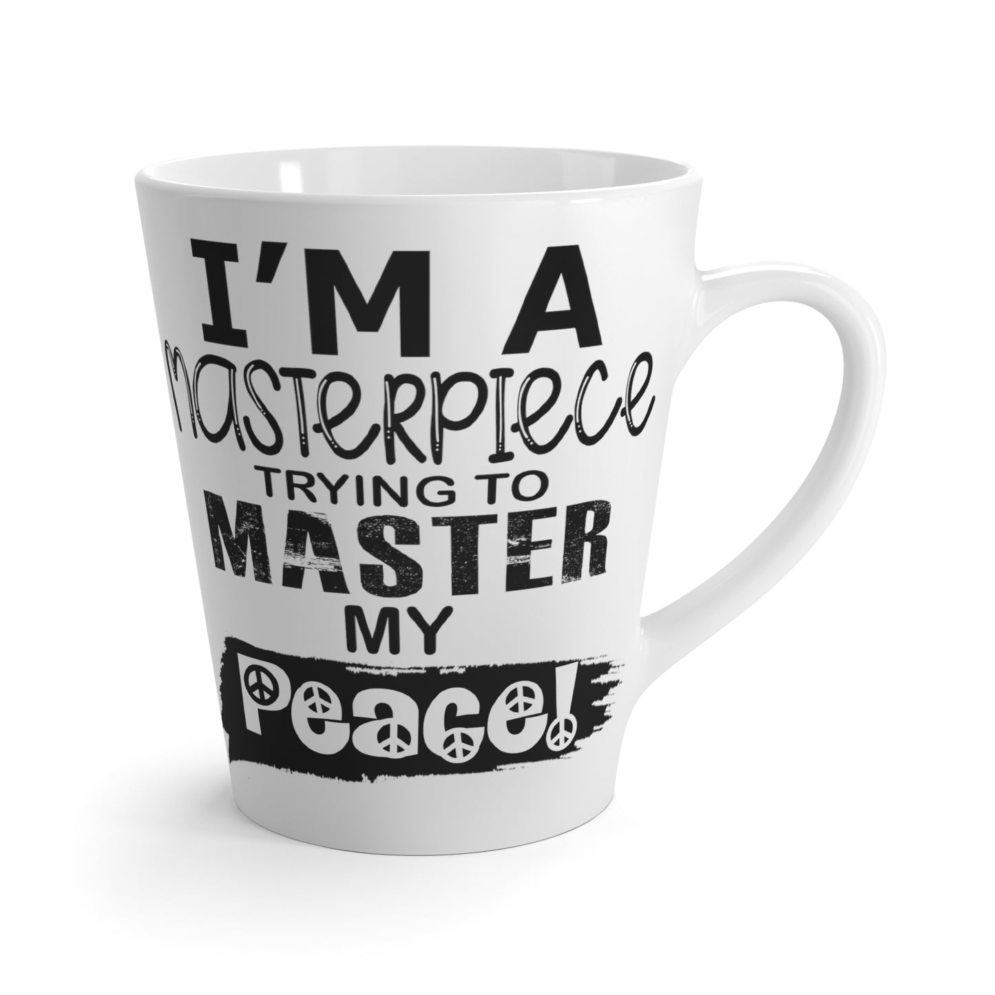 Master Peace-Latte Mug, 12oz