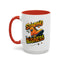 Standing on Business-Tim Boot-Accent Coffee Mug (11, 15oz)