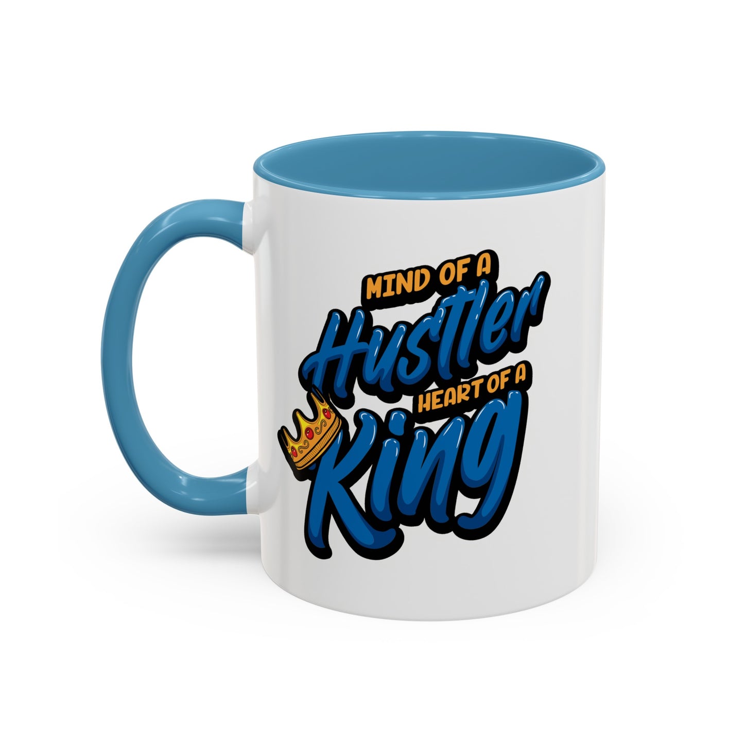 Mind of a Hustler-Accent Coffee Mug (11, 15oz)