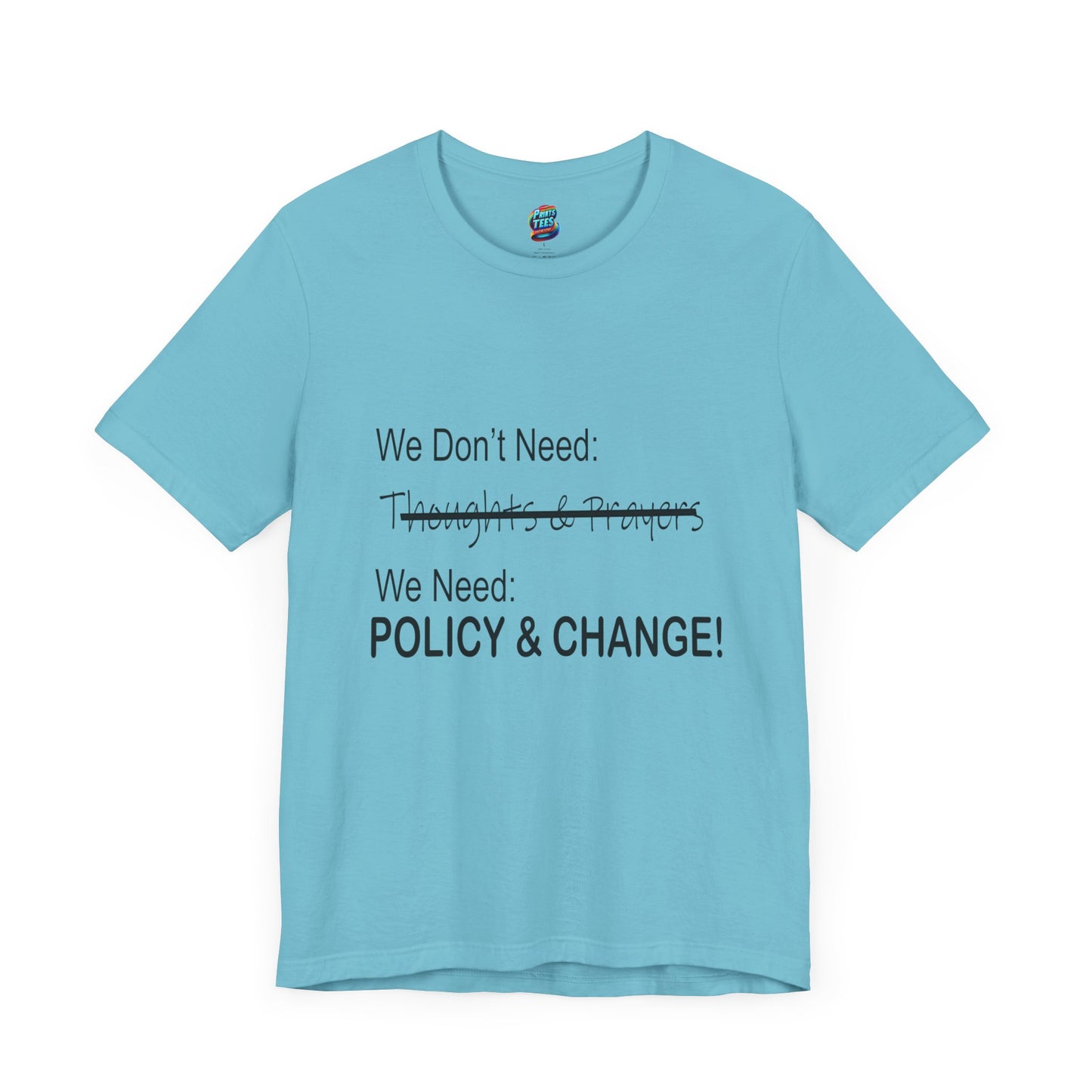 Change-Jersey Knit T-Shirt