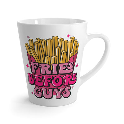 Fries before Guys-Latte Mug, 12oz