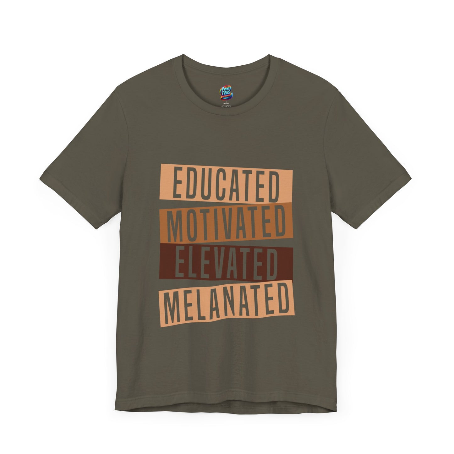 Educated Melanated-Jersey Knit T-Shirt