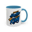Mind of a Hustler-Accent Coffee Mug (11, 15oz)