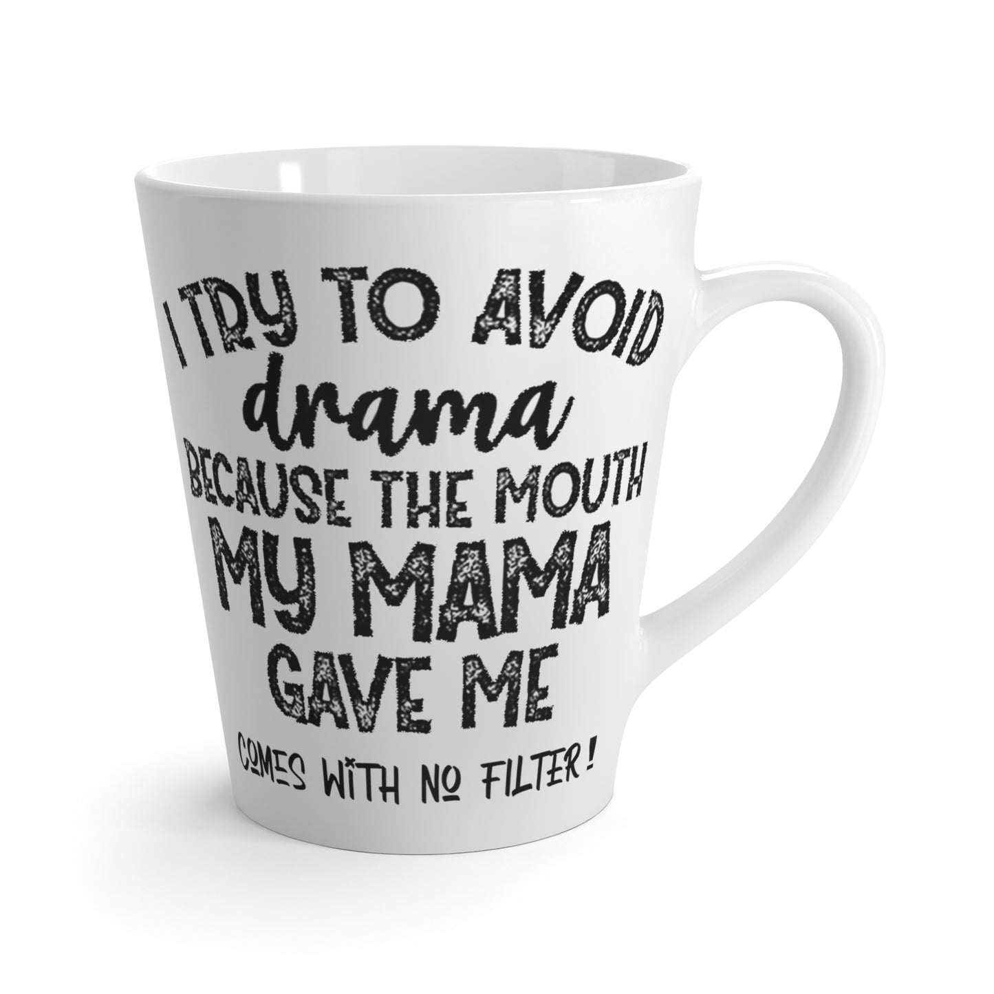 No Filter-Latte Mug, 12oz