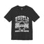 Hustle in Silence-White-Jersey Knit T-Shirt