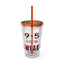 9 to 5-Sunsplash Acrylic Tumbler with Straw, 16oz
