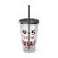 9 to 5-Sunsplash Acrylic Tumbler with Straw, 16oz