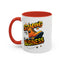 Standing on Business-Tim Boot-Accent Coffee Mug (11, 15oz)