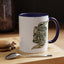 Root of Evil-Money-Accent Coffee Mug (11, 15oz)