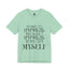 Hard to Impress-Jersey Knit T-Shirt
