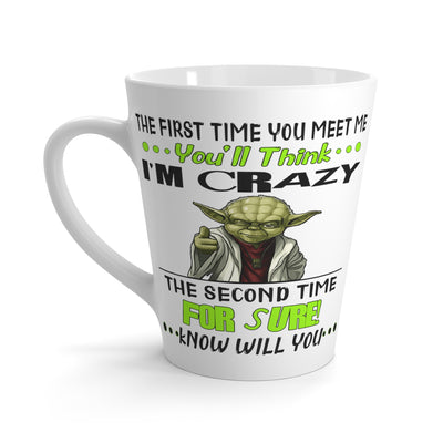 Crazy-Latte Mug, 12oz