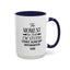 Outsmarted-Accent Coffee Mug (11, 15oz)