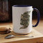 Root of Evil-Money-Accent Coffee Mug (11, 15oz)
