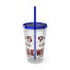 9 to 5-Sunsplash Acrylic Tumbler with Straw, 16oz