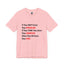They Don't Know-Jersey Knit T-Shirt