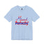 Mixed Perfectly-Jersey Knit T-Shirt