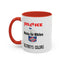 Justice System-Accent Coffee Mug (11, 15oz)