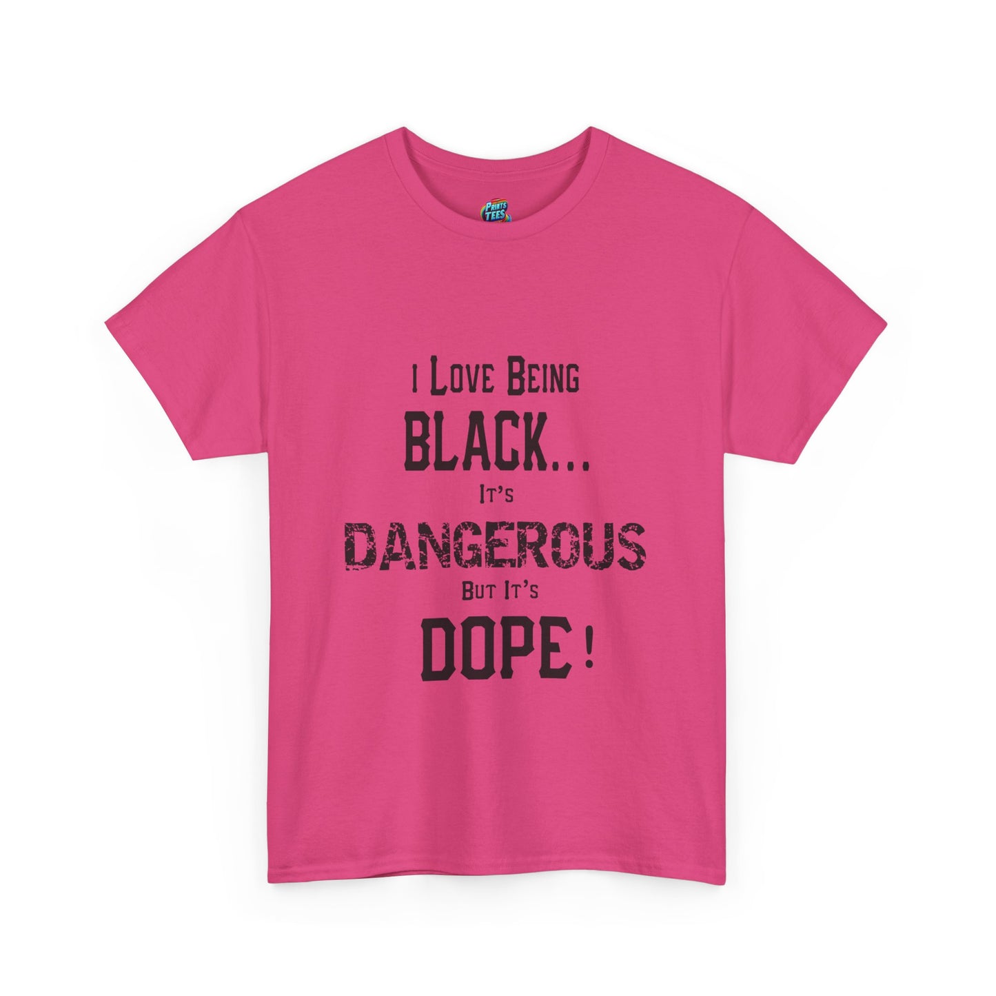 Black Is Dangerous-Heavy Cotton Classic Tee