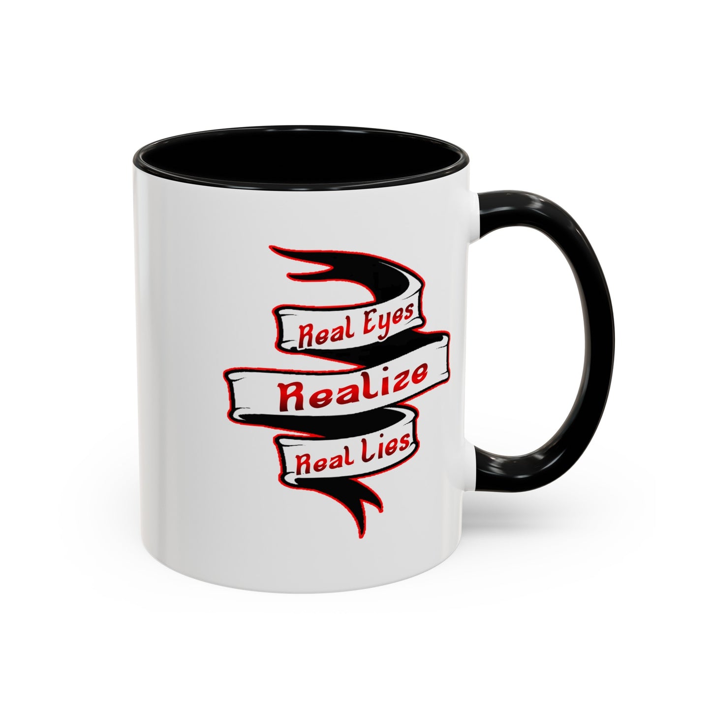 Real Eyes-Accent Coffee Mug (11, 15oz)