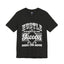 Hustle in Silence-White-Jersey Knit T-Shirt