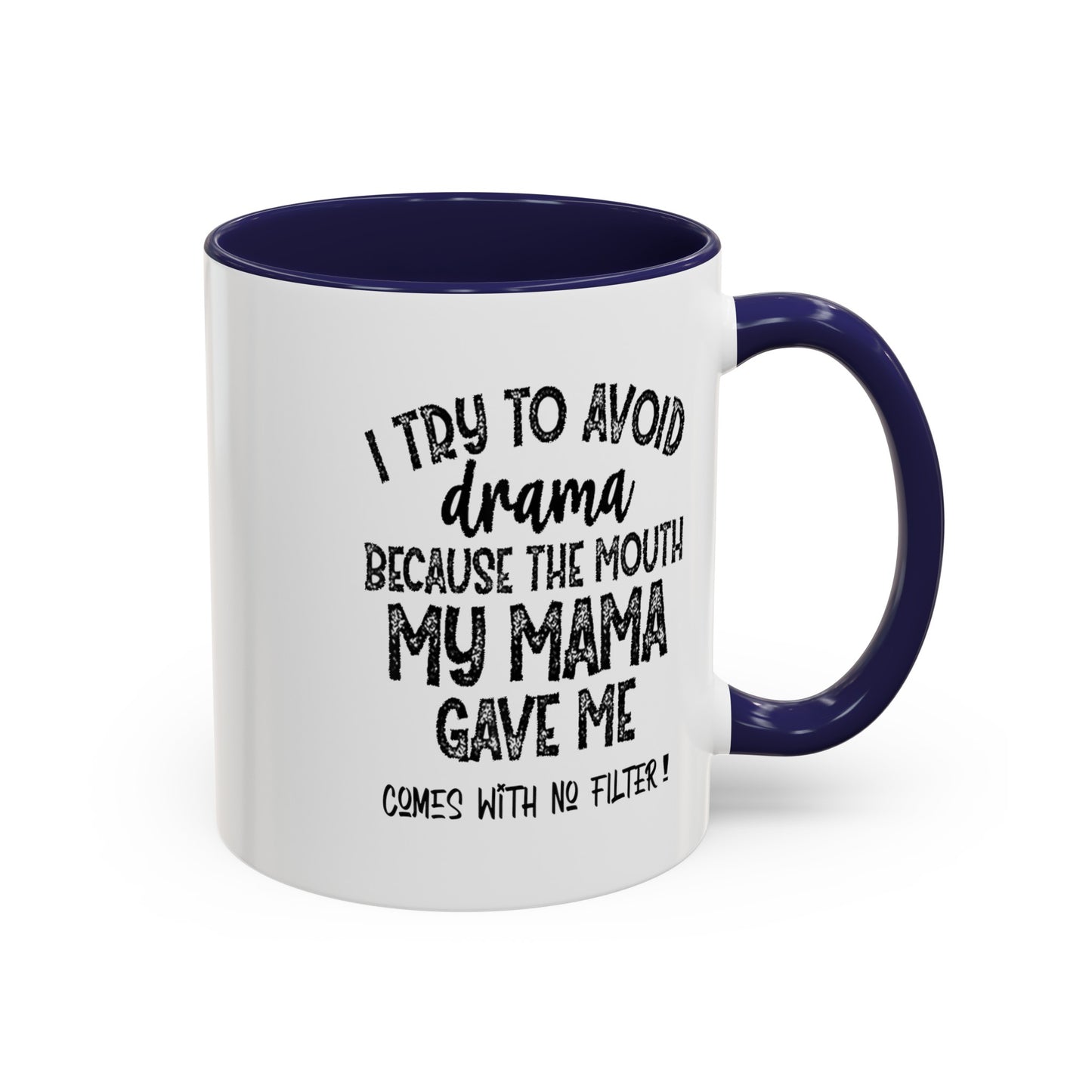 No Filter-Accent Coffee Mug (11, 15oz)