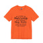 Missing-Jersey Knit T-Shirt