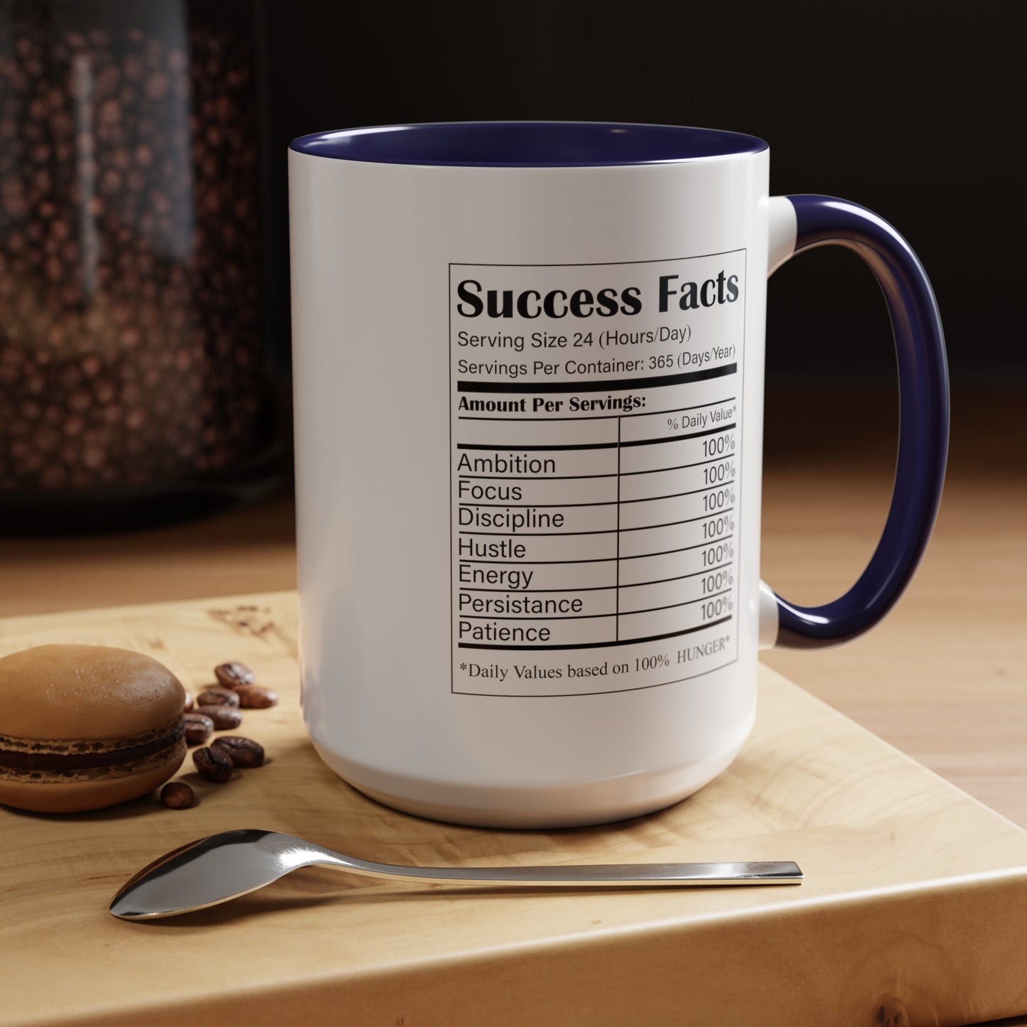 Success Facts-Accent Coffee Mug (11, 15oz)