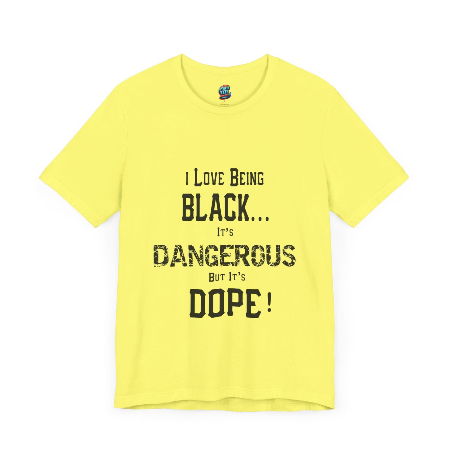 Black Is Dangerous-Jersey Knit T-Shirt