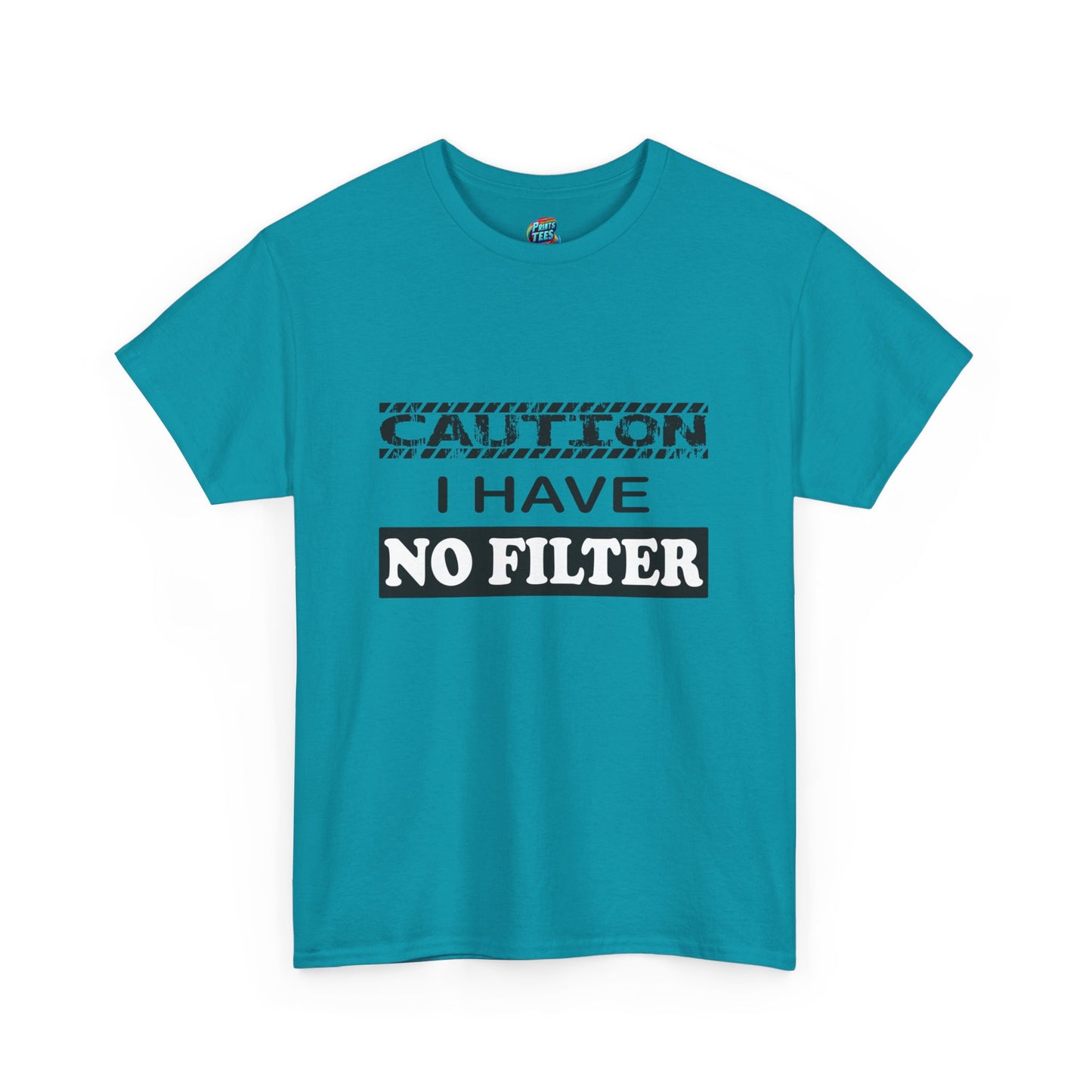 Caution-No Filter-Heavy Cotton Classic Tee
